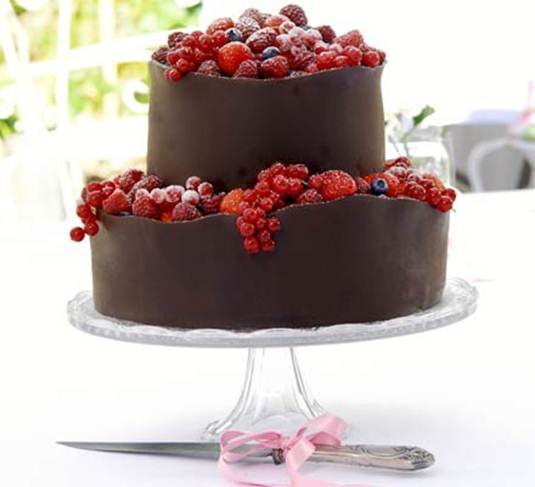 Description: Try a healthy wedding cake
