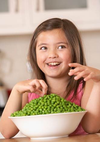 Description: If you want your children to try a new vegetable dish, you should let them eat the dish with things they like.