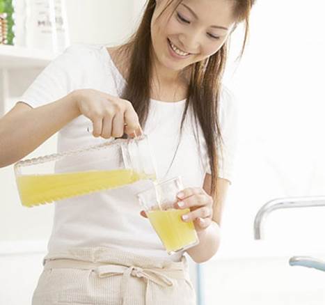 Vitamin C in orange juice helps you absorb calcium more easily.