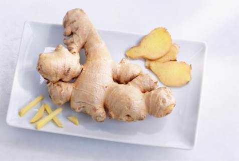 Ginger helps reduce belly fat.