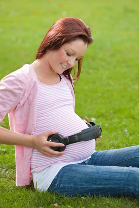 From the 24th week of pregnancy, the baby is able to memorize the sound.