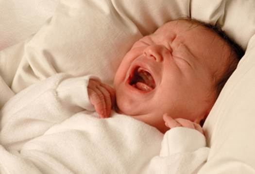 Most of babies are whining and grimace a little in sleep
