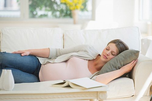 Sleeping on left side helps increase blood flow and nutrients coming to the placenta and fetus.