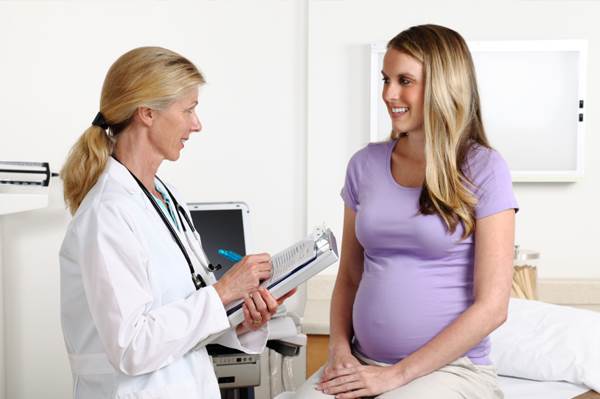 Description: Pregnant women should consult their doctors before picking up any exercise program.