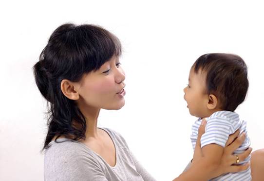 Description: Use clear, direct, simple language when you talk to your baby