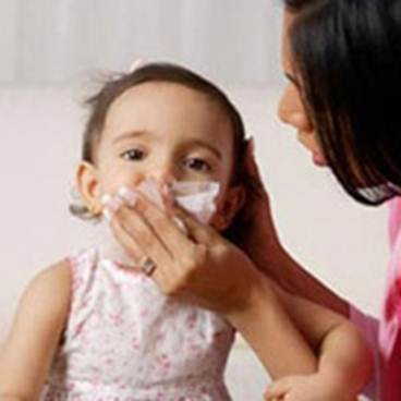 Description: Children easily catch allergy.