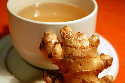 People should drink a cup of warm sweet ginger tea after eating crab.