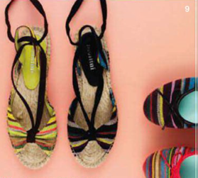 Description: 9. Sandals, $89.95 each, by Mollini; flats, $175 each, by Sambag.