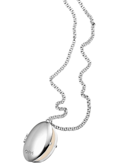 Description: Chloé Shirley Solid Perfume Necklace, $75.