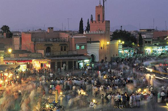 Description: Fes Festival of World Sacred Music at night, Fes, Morocco