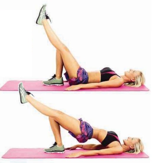 Areas trained: bottom, core, rear thighs