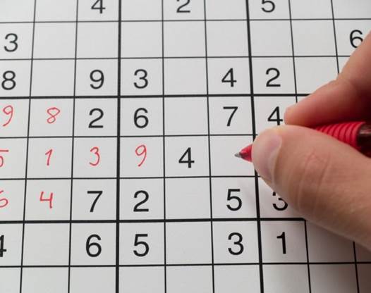 Playing Sudoku can improve memory.