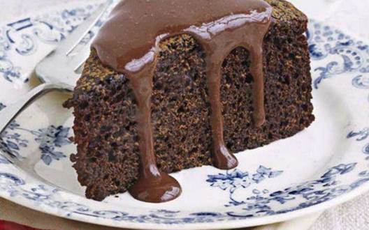 Description: CHOCOLATE CAKE with Chocolate-Orange Sauce
