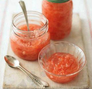 Description: Rhubarb and apple jam