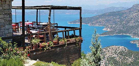 Description: The views from the main house look out over the stunning Yediburunlar coastline