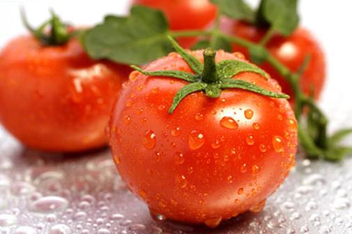 Tomato has the highest content of vitamin C.