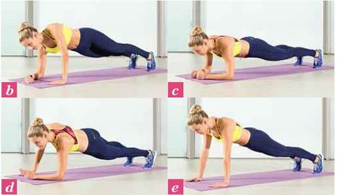 • Try to avoid swaying your torso from side to side throughout this move.
