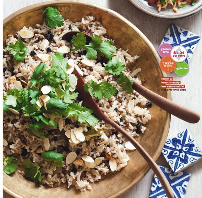 Description: Rice and lentil pilau