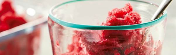Got extra? No worries. Leftover granita will keep for up to a month covered in the freezer.