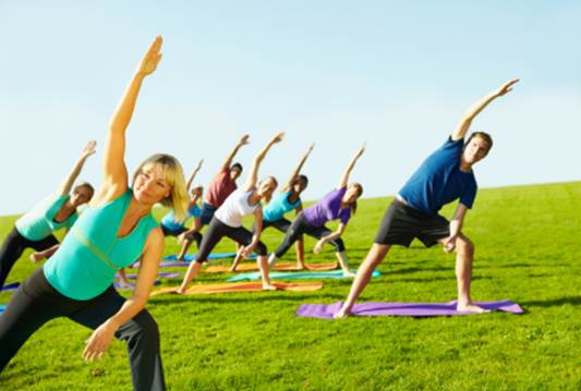 Description: Exercise improves bone strength and it also improves flexibility
