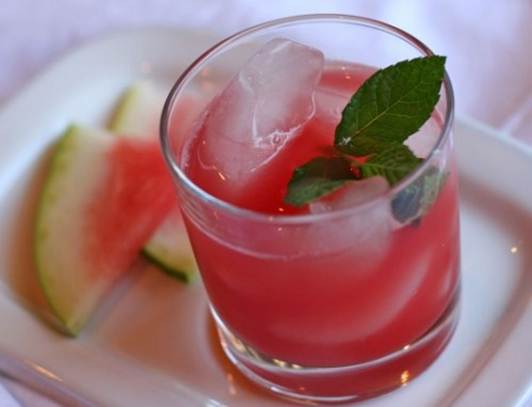 Description: Watermelon and lime agua fresca
