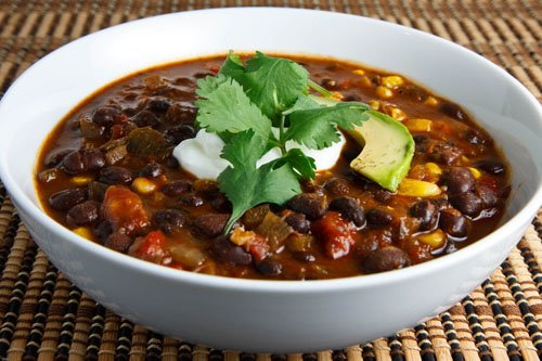 Description: Black bean soup