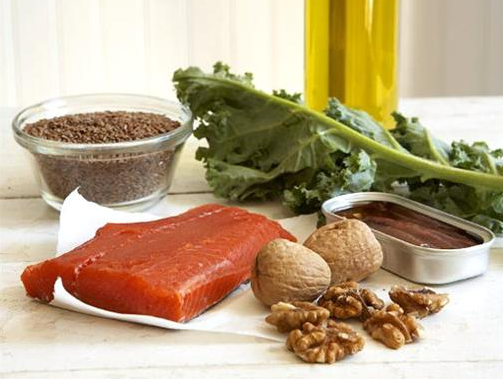 Description: Foods with omega-3 fatty acids are anti-inflammatory