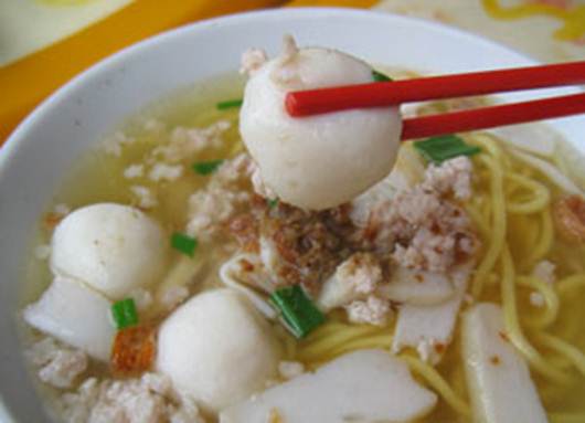 Description: Fishball noodles