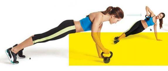 Side plank row