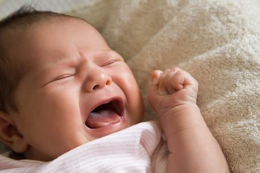 Newborn babies don’t create tear when they cry.