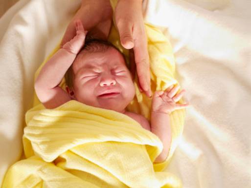 When being born, babies wait for and welcome the new life and become a private entity.