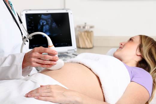In the 11th-13th weeks, ultrasound helps precisely define fetal age.