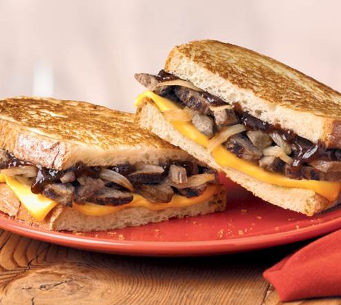 Description: Jack in the Box is unveiling a new grilled sandwich