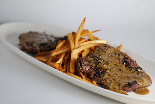 Description: Steak au Poivre
