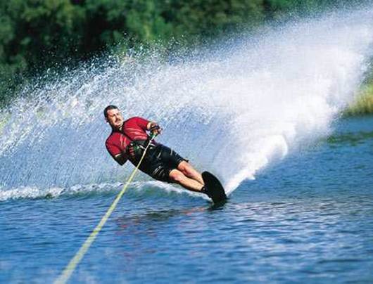 Description: Water- skiing