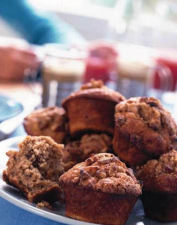 Description: Date & pecan breakfast muffins