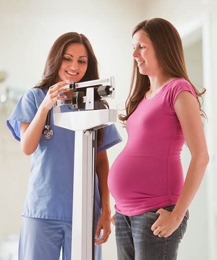 Some reasons of uncontrollable gaining weight in pregnant women.