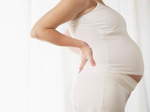 Backache can be a sign of miscarriage.