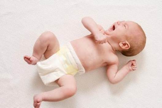A hot diaper can make babies uncomfortable and cry.