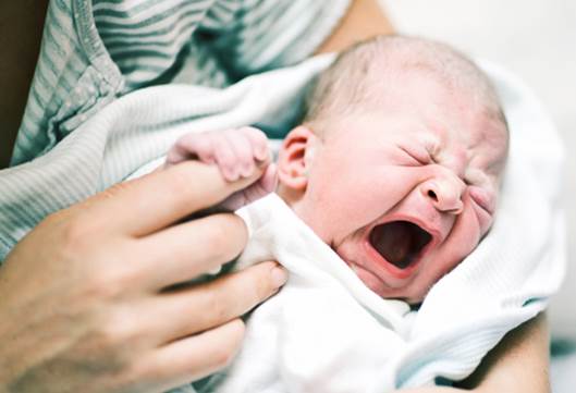 Babies can cry in 15 to 20 minutes or an hour.