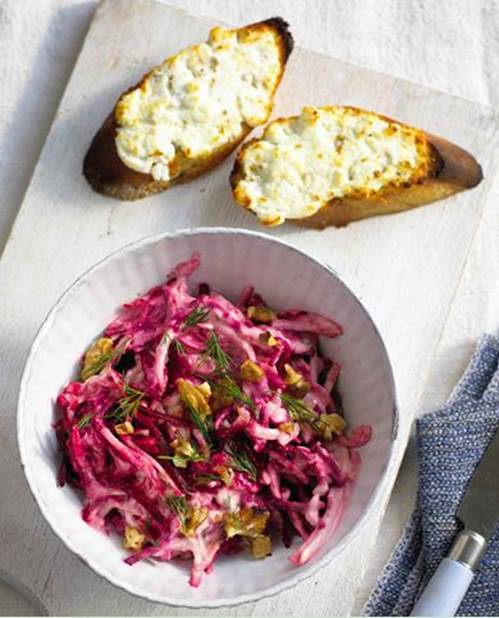 Beetroot, celeriac and apple remoulade