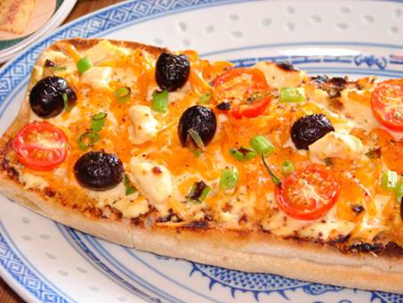 Description: Pizza-style ciabatta bread