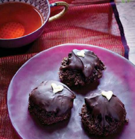 Description: Coconut macaroon truffles 