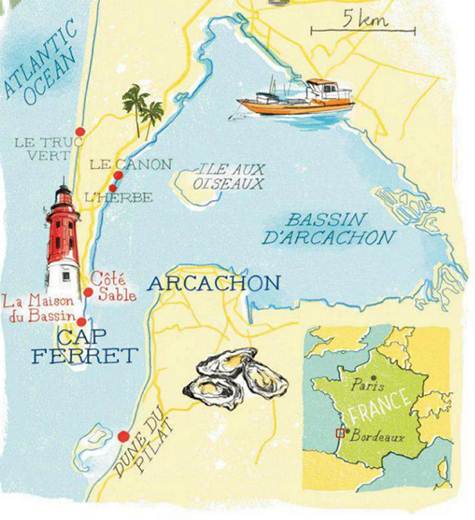 Description: Cap Ferret – Break for the seaside