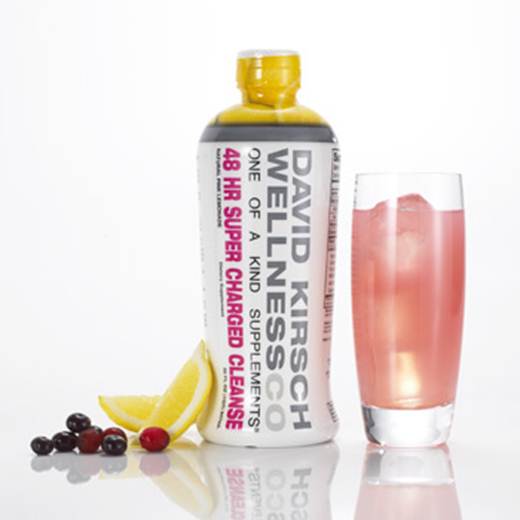 Description: I start off with a two-day detox: Kirsch’s 48 Flour Super Charged Cleanse, which replaces all food (“If you’re chewing, you’re cheating!”) with a litre of pink lemonade mixed with water and packed with minerals and antioxidants. 