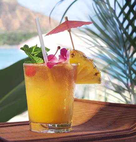 The juices tropical beach
