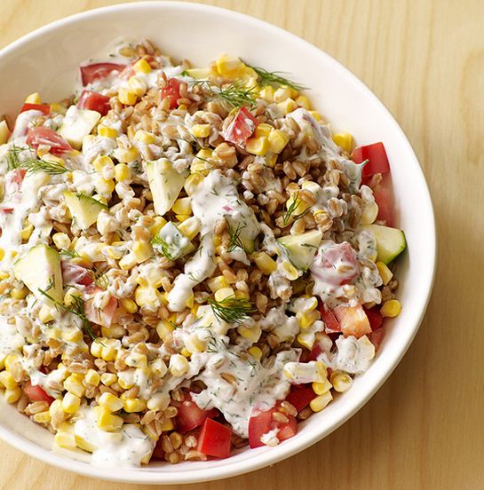 Summer-vegetable Farro Salad