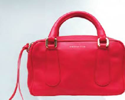 Description: Red bag by Coccinelle