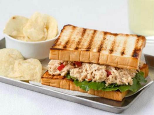 Description: Roast chicken salad sandwich