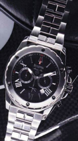 Description: ‘Marine Star’ stainless steel and rubber watch, $448.5